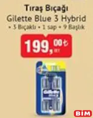 GİLLETTE BLUE 3 HYBRİD TIRAŞ BIÇAĞI